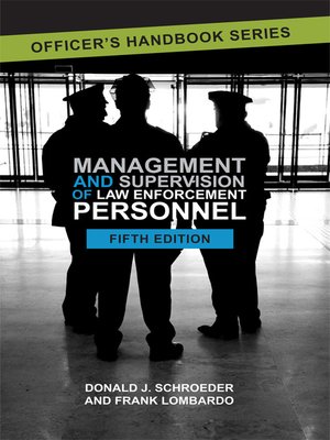 cover image of Management and Supervision of Law Enforcement Personnel